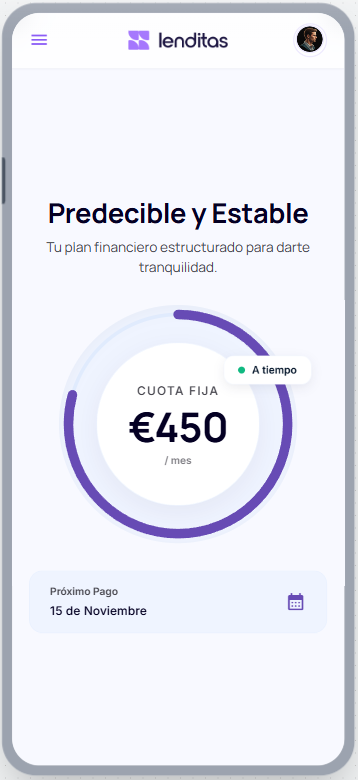 Formulario de Financiación Lenditas